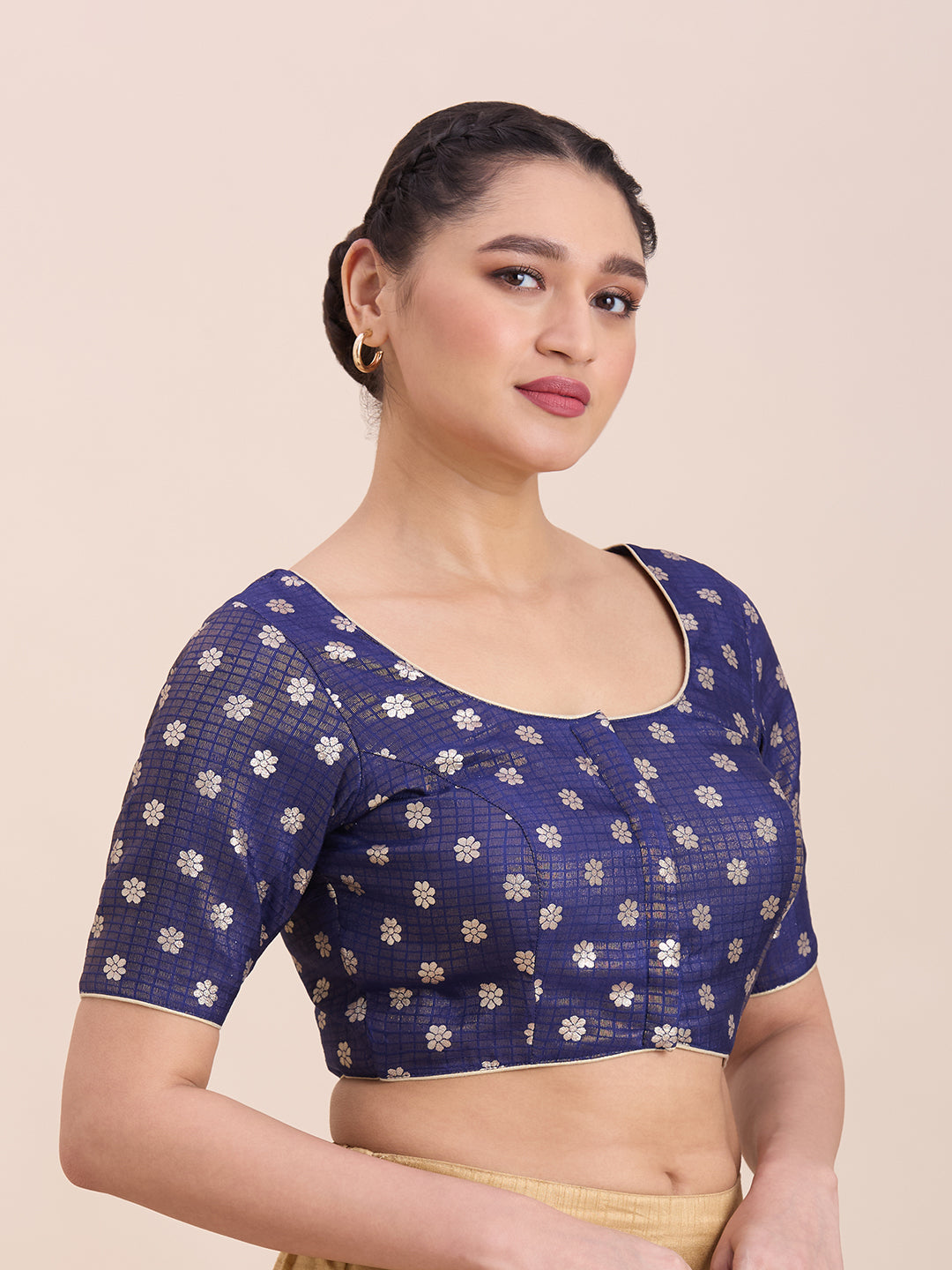 Silk Saree Blouse - Roop Darshan