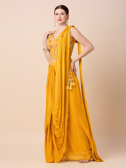 Kiana Ready To Wear Choli Saree - Roop Darshan