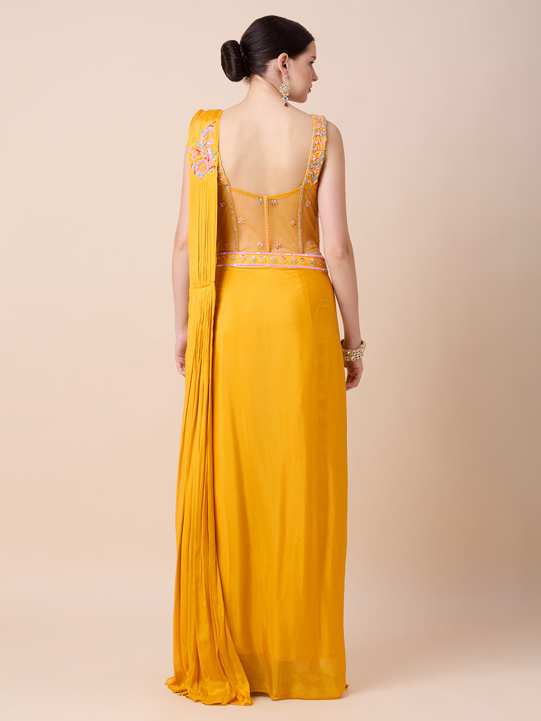 Kiana Ready To Wear Choli Saree - Roop Darshan