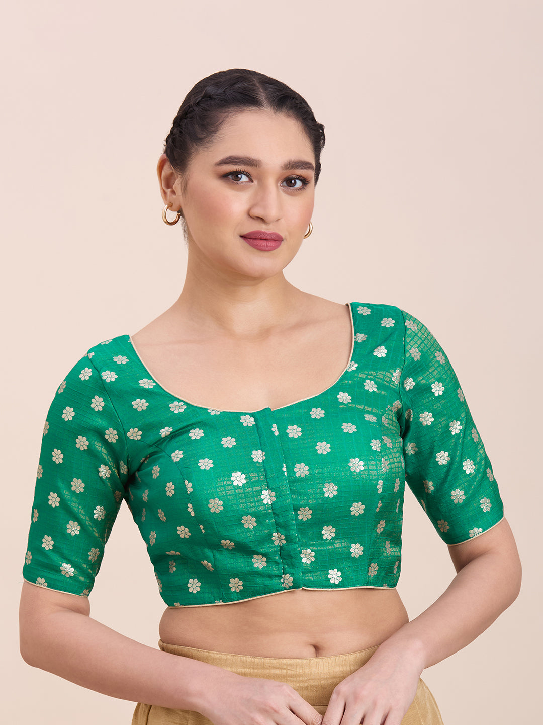 Silk Saree Blouse - Roop Darshan