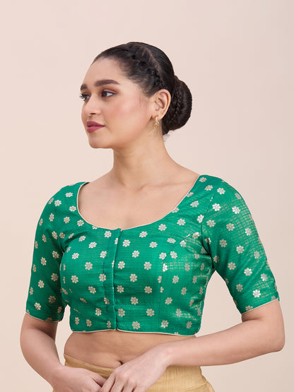 Silk Saree Blouse - Roop Darshan