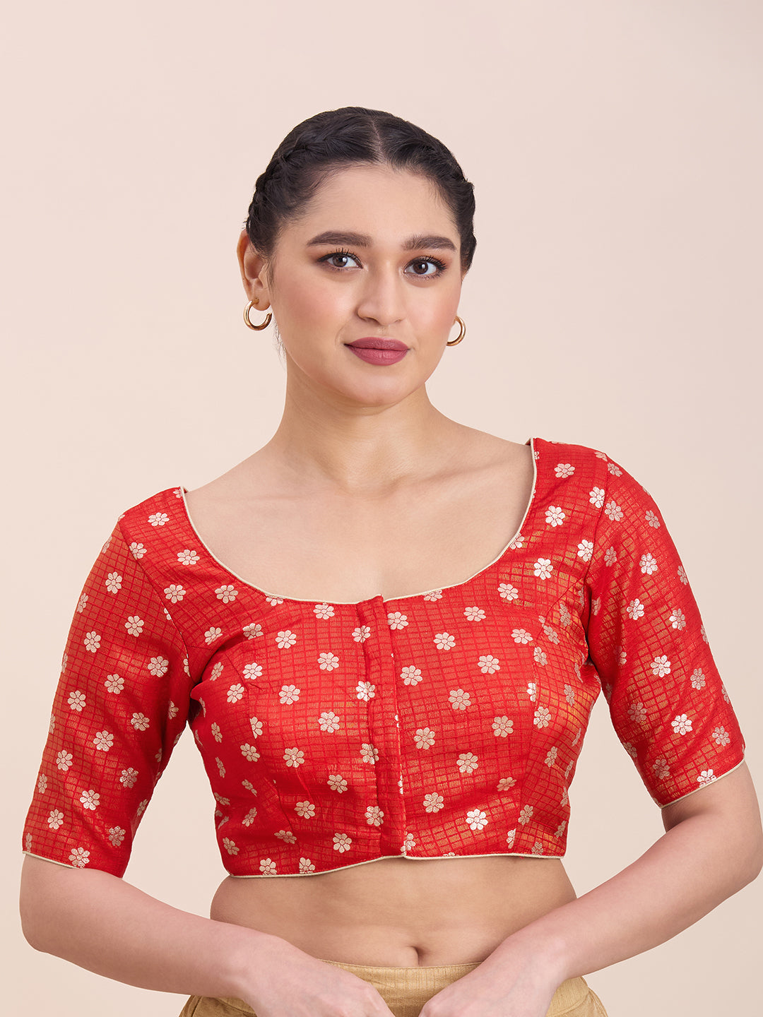 Silk Saree Blouse - Roop Darshan