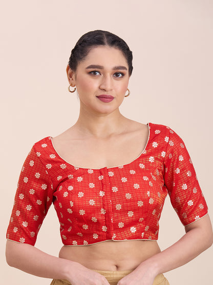 Silk Saree Blouse - Roop Darshan