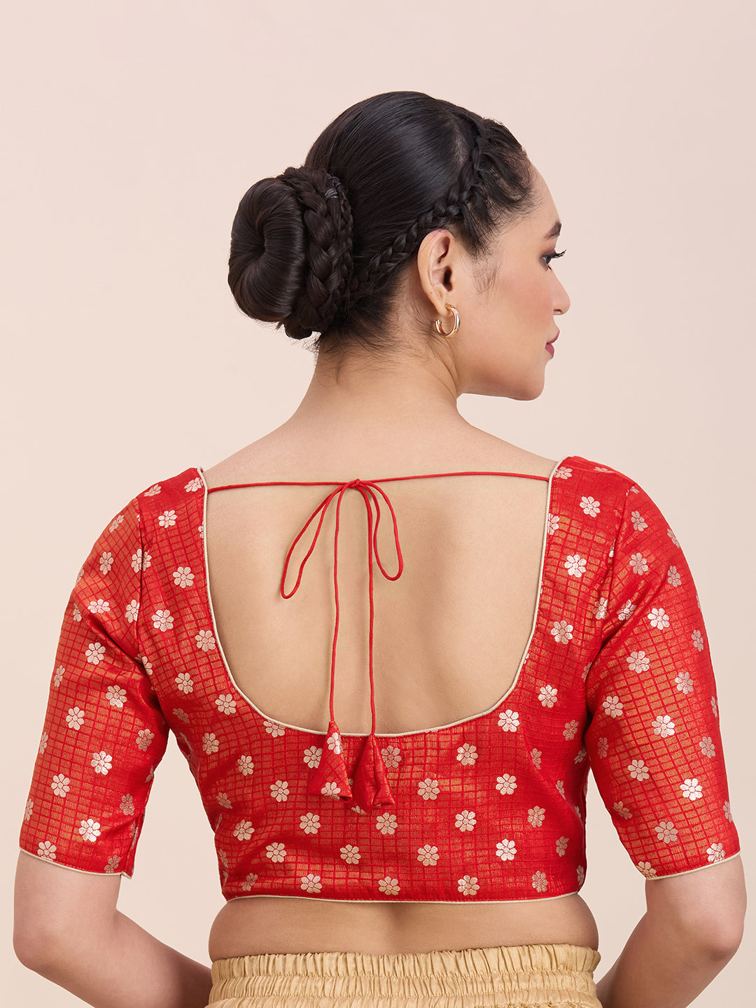 Silk Saree Blouse - Roop Darshan