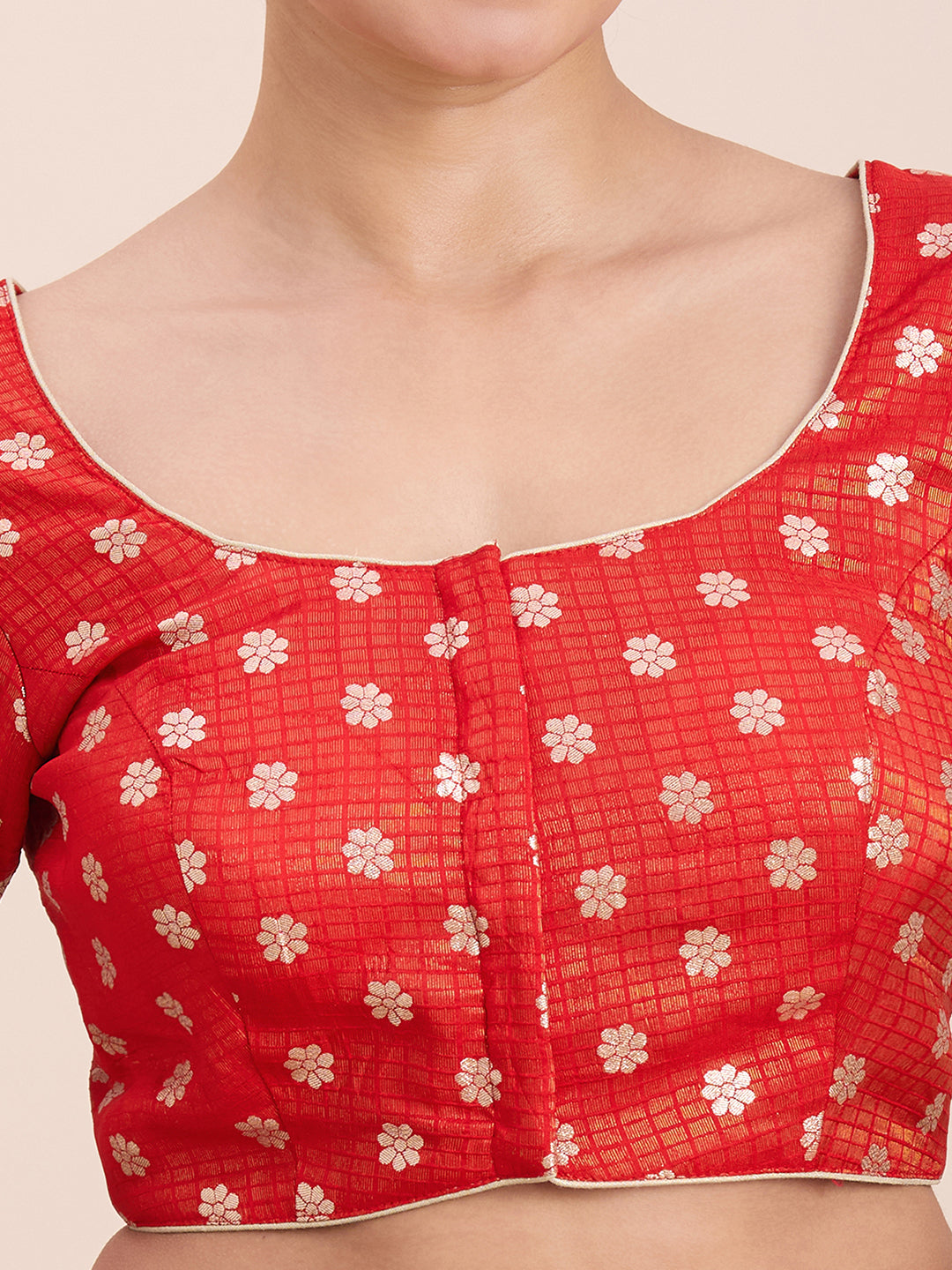 Silk Saree Blouse - Roop Darshan