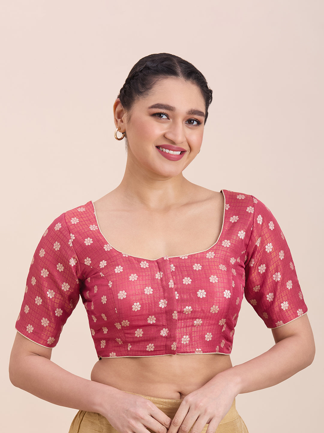 Silk Saree Blouse - Roop Darshan