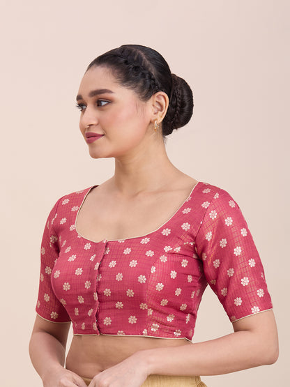 Silk Saree Blouse - Roop Darshan