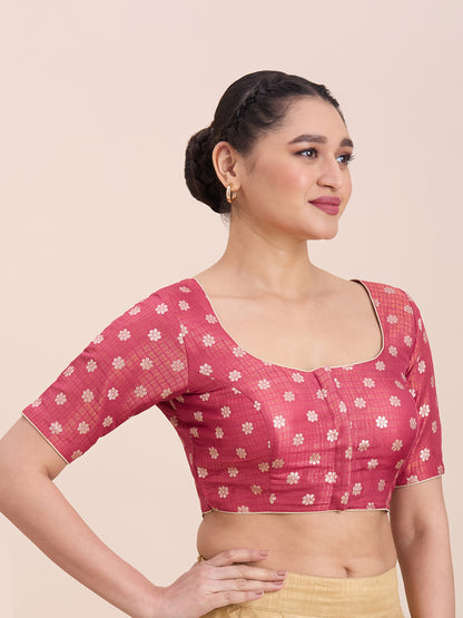 Silk Saree Blouse - Roop Darshan