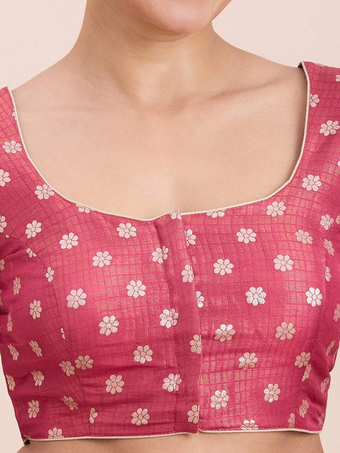 Silk Saree Blouse - Roop Darshan