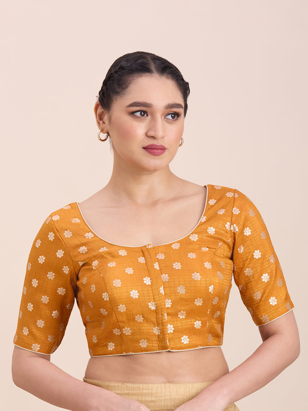 Silk Saree Blouse - Roop Darshan