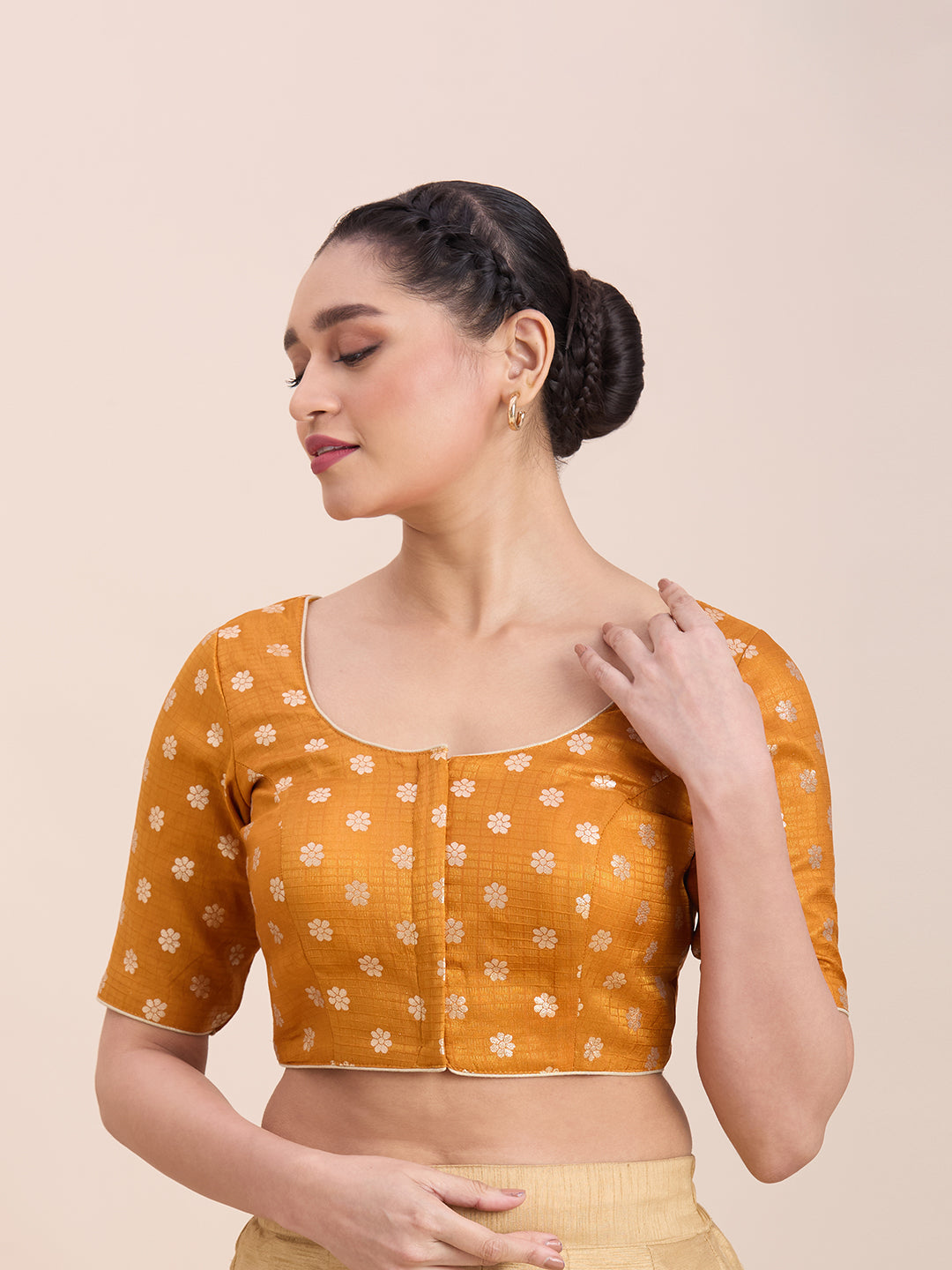 Silk Saree Blouse - Roop Darshan