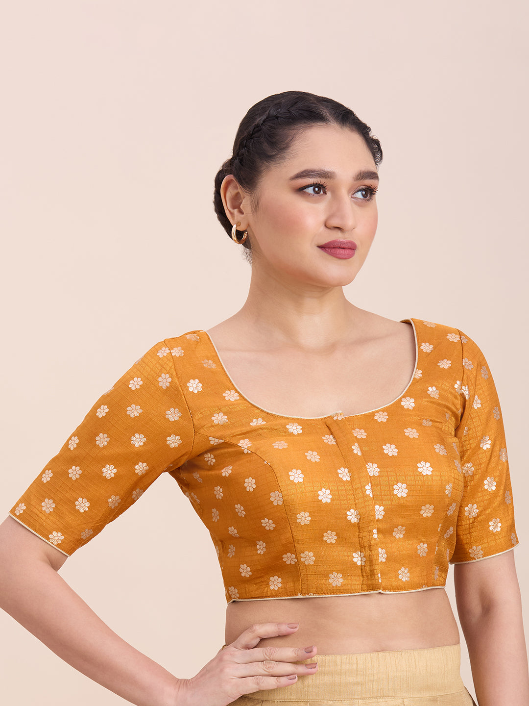 Silk Saree Blouse - Roop Darshan