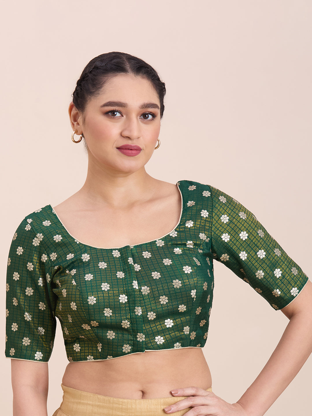 Silk Saree Blouse - Roop Darshan