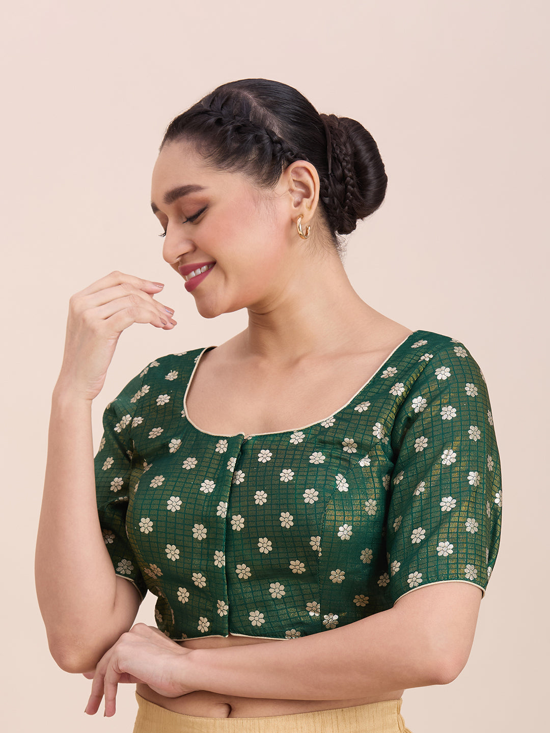 Silk Saree Blouse - Roop Darshan