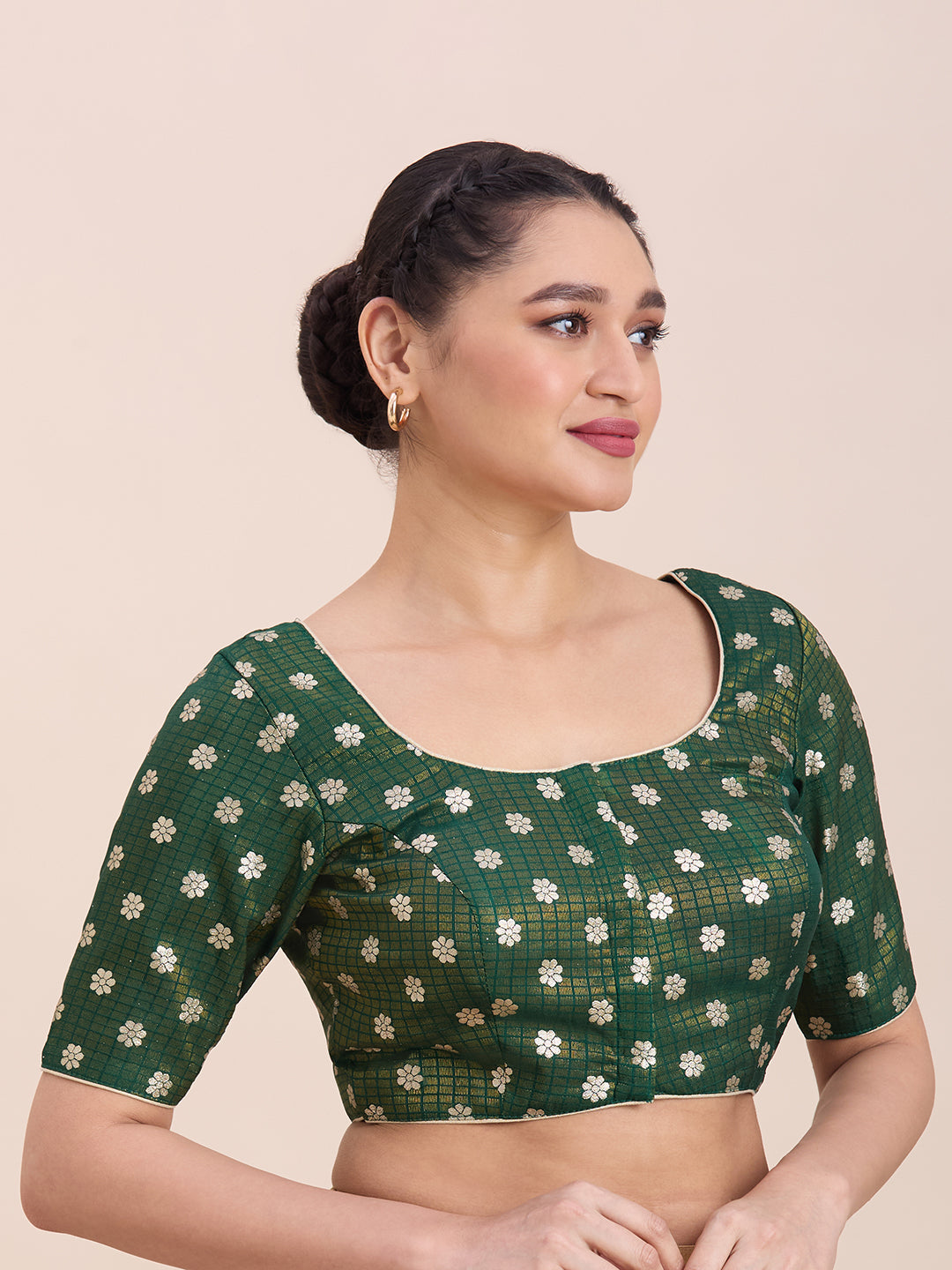 Silk Saree Blouse - Roop Darshan