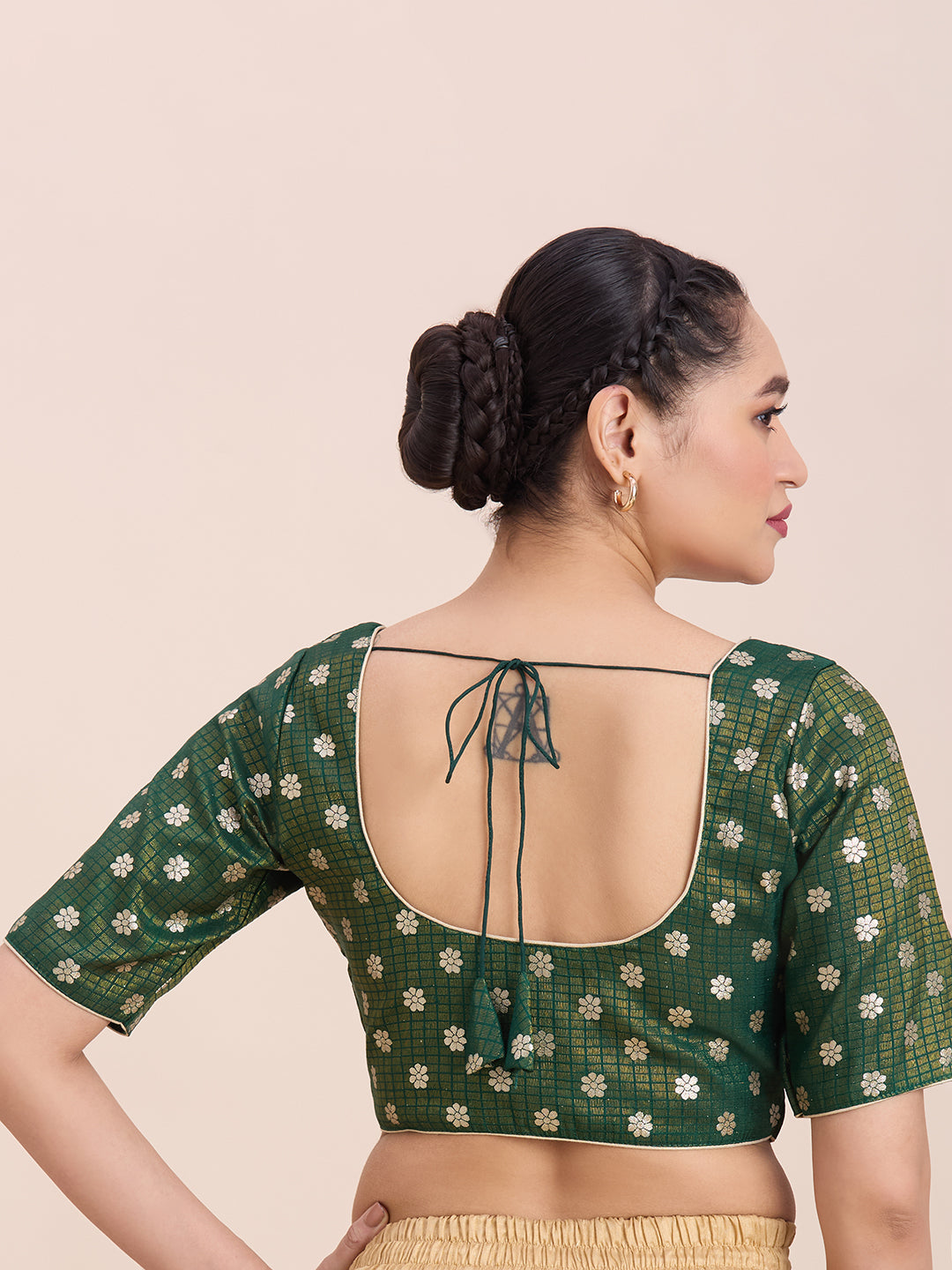 Silk Saree Blouse - Roop Darshan