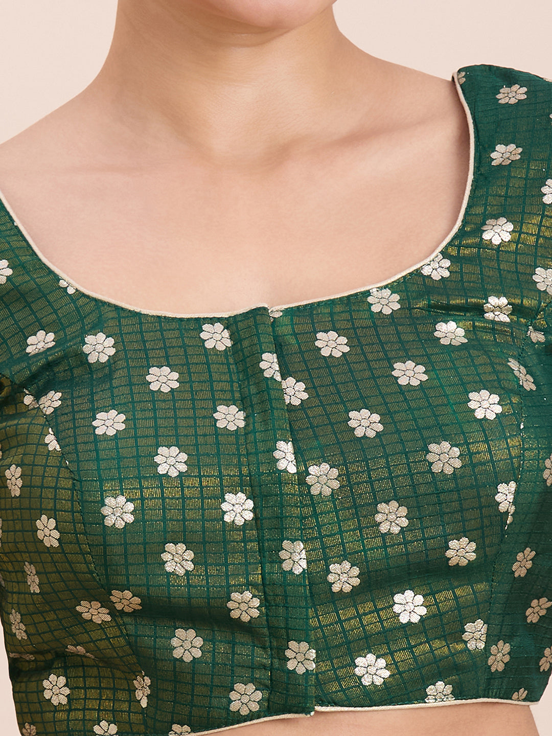 Silk Saree Blouse - Roop Darshan