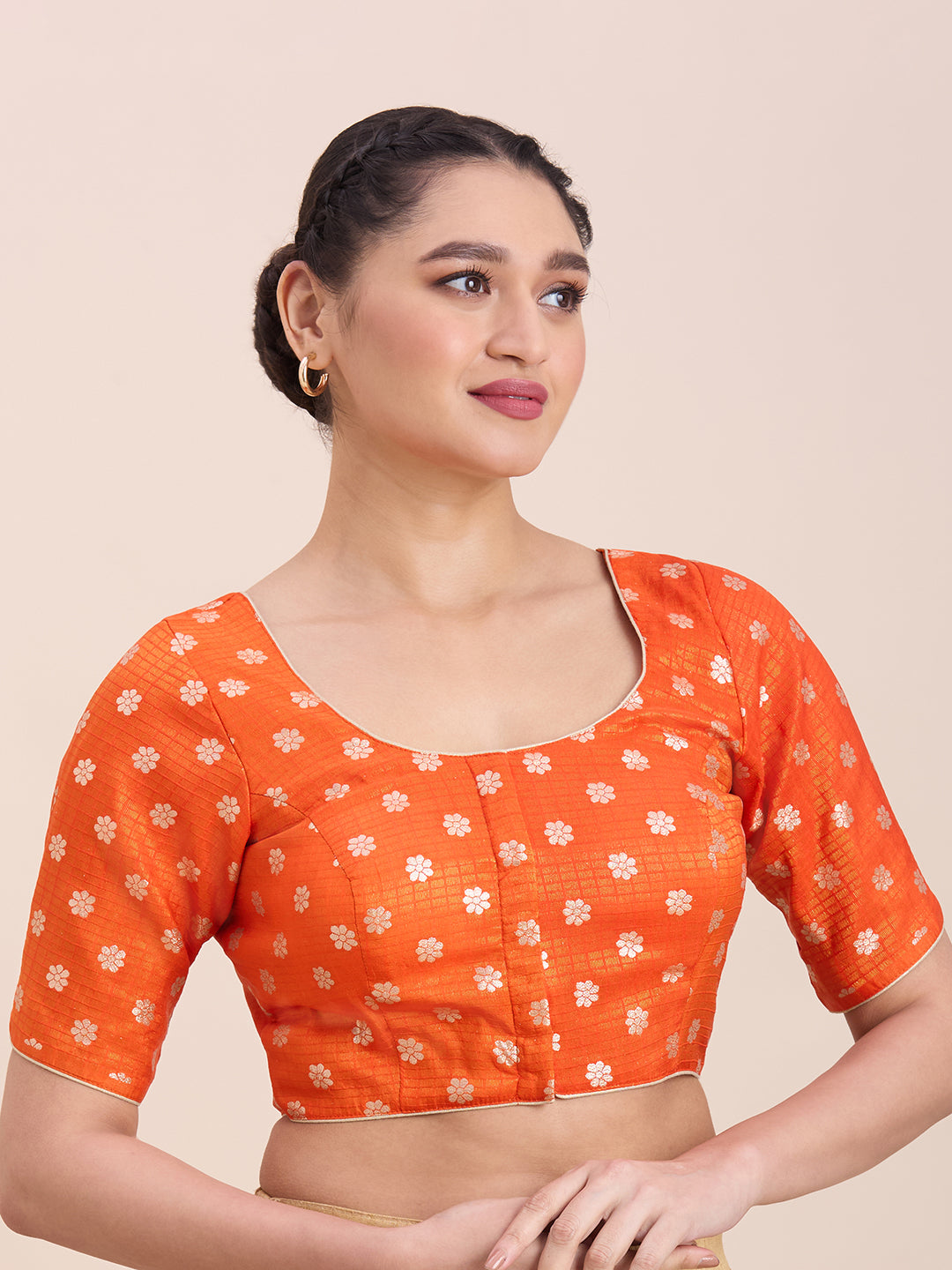 Silk Saree Blouse - Roop Darshan