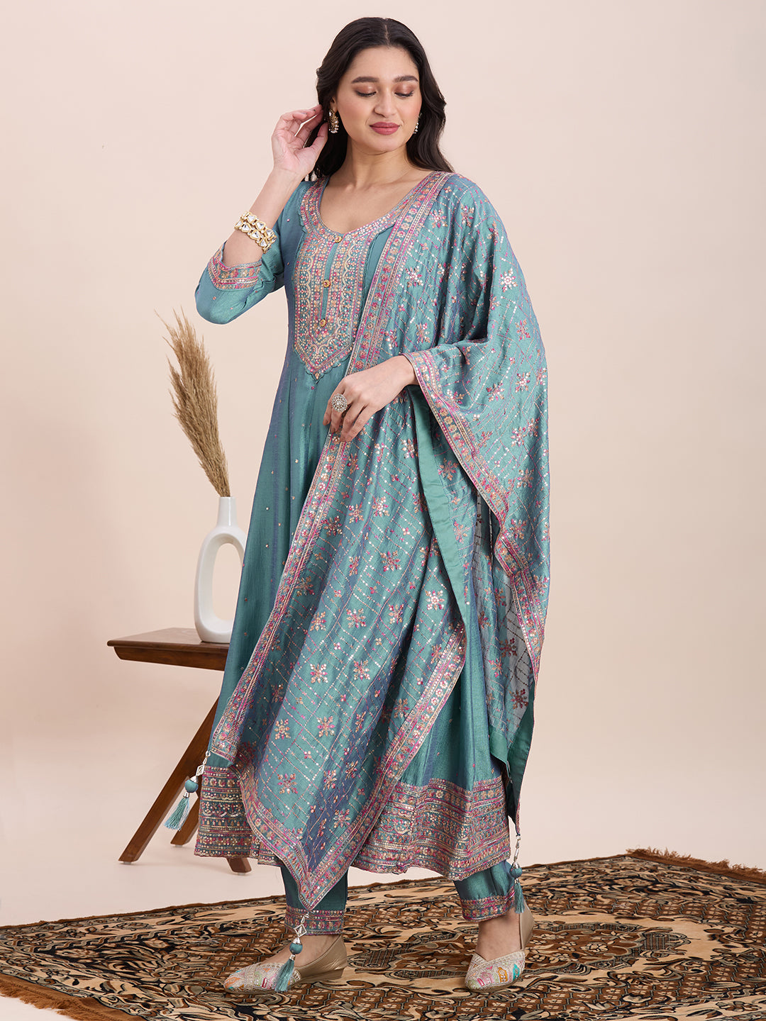 Mahi Flair Suit - Roop Darshan