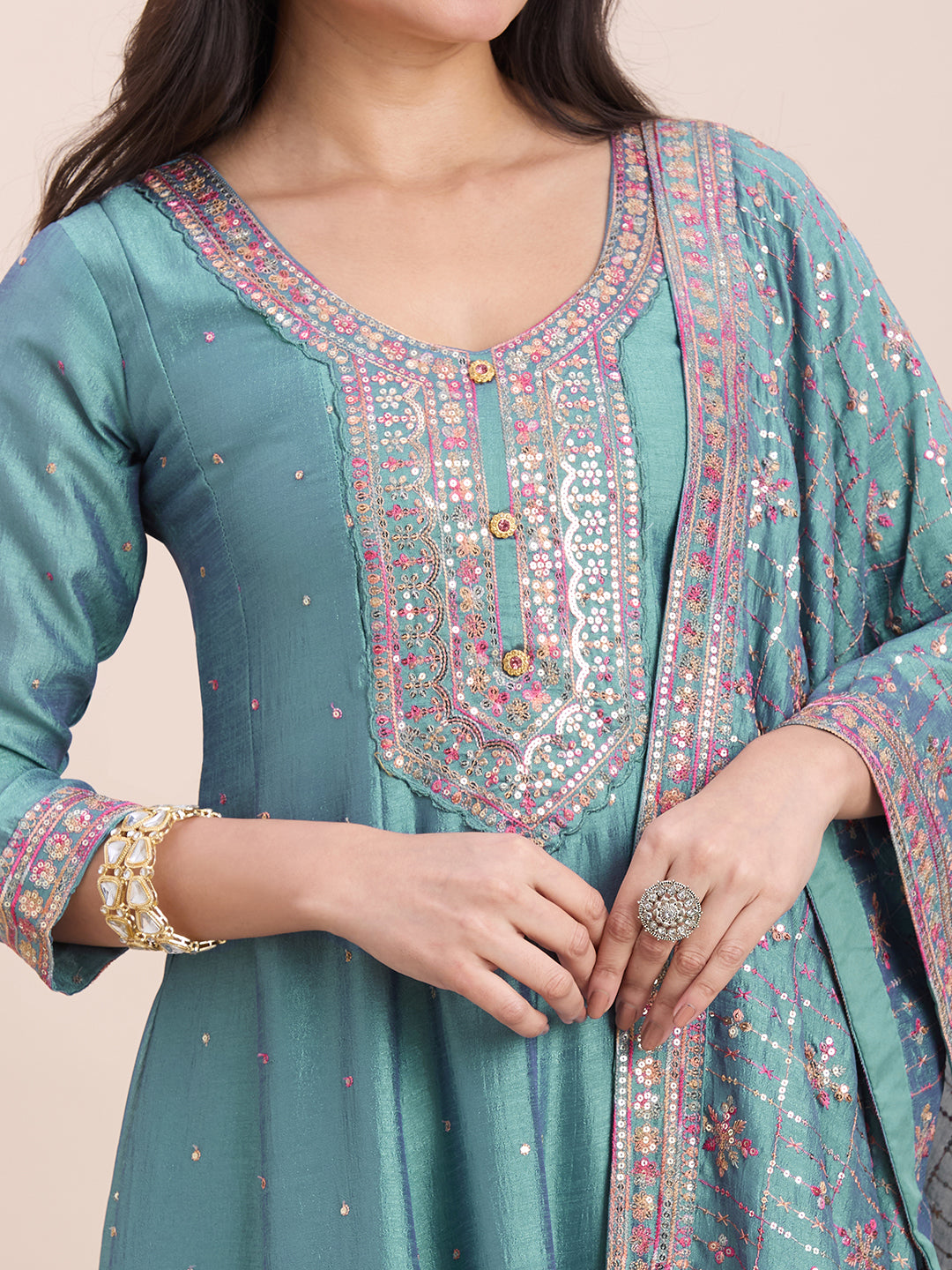 Mahi Flair Suit - Roop Darshan
