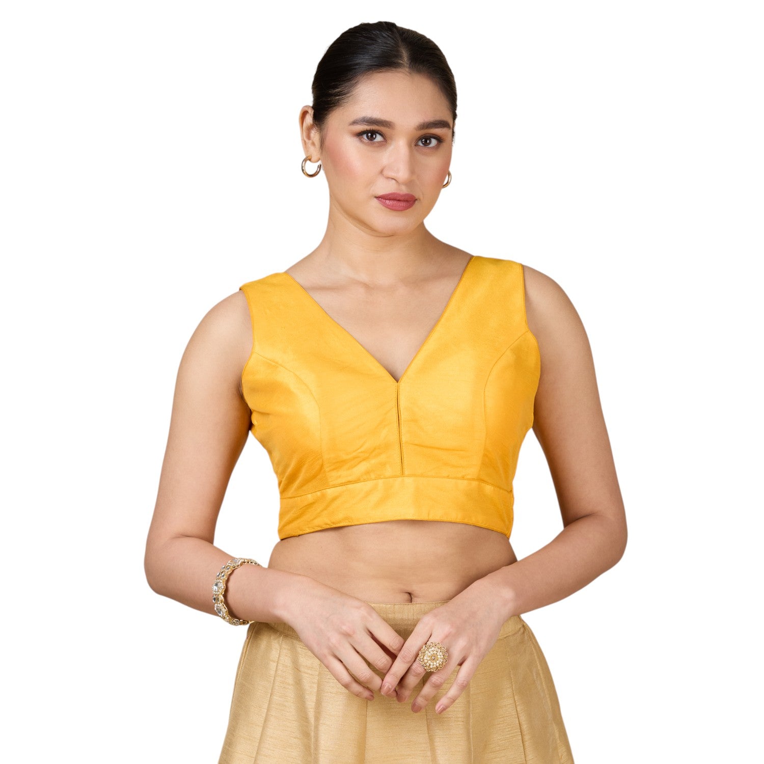 Dupion Silk Saree Blouse - Roop Darshan