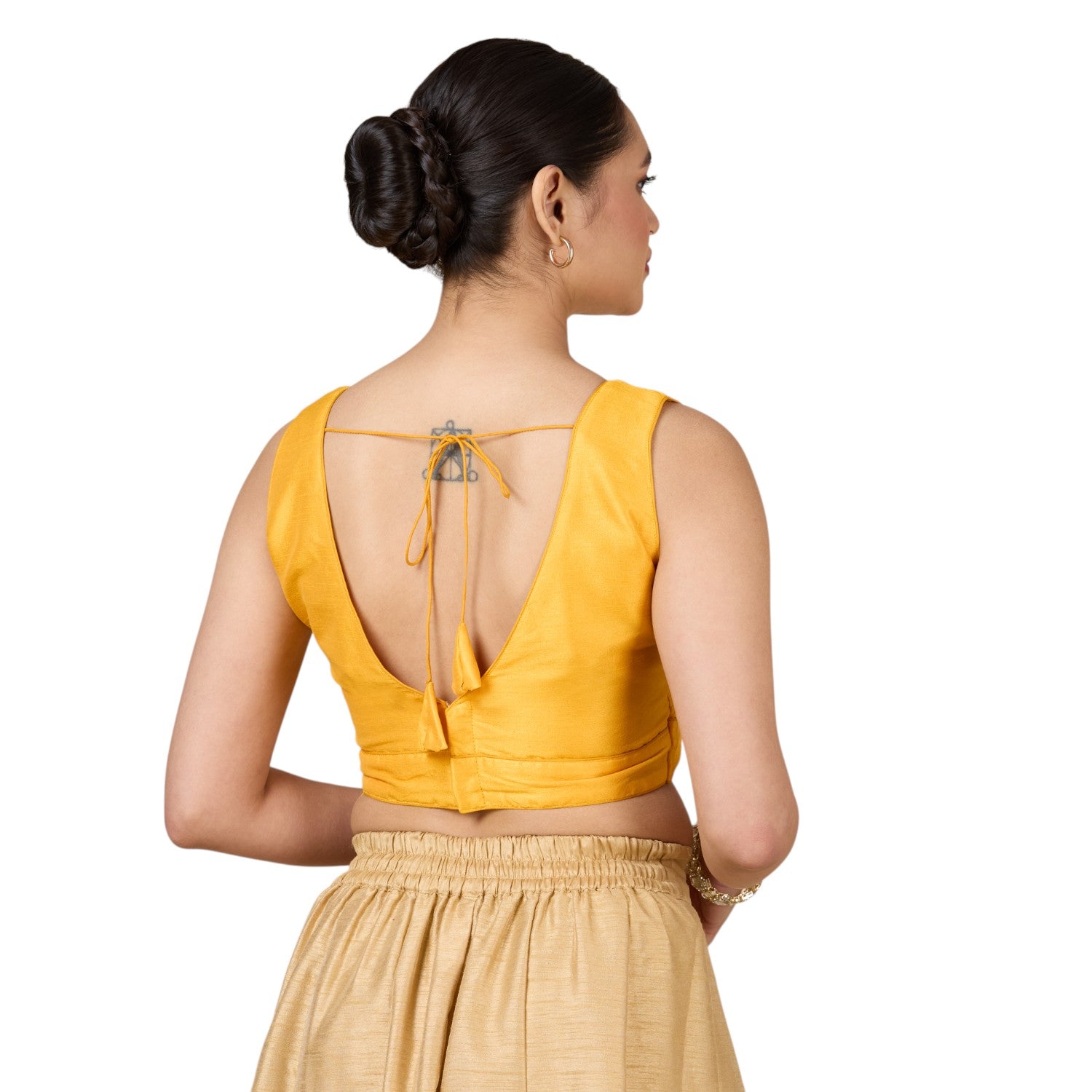 Dupion Silk Saree Blouse - Roop Darshan
