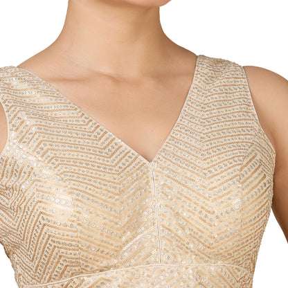 Silk Zari Tiki Work Blouse