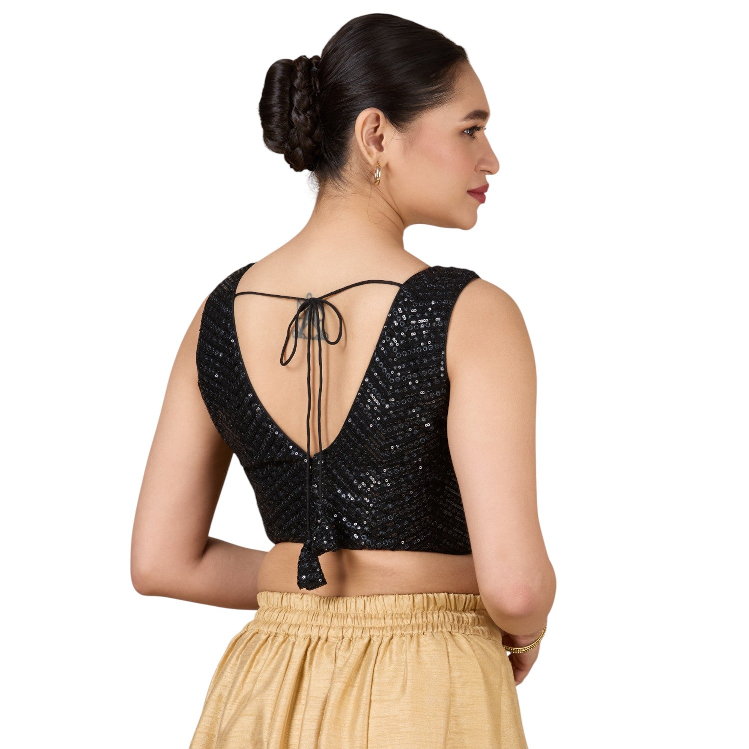Silk Zari Tiki Work Blouse - Roop Darshan