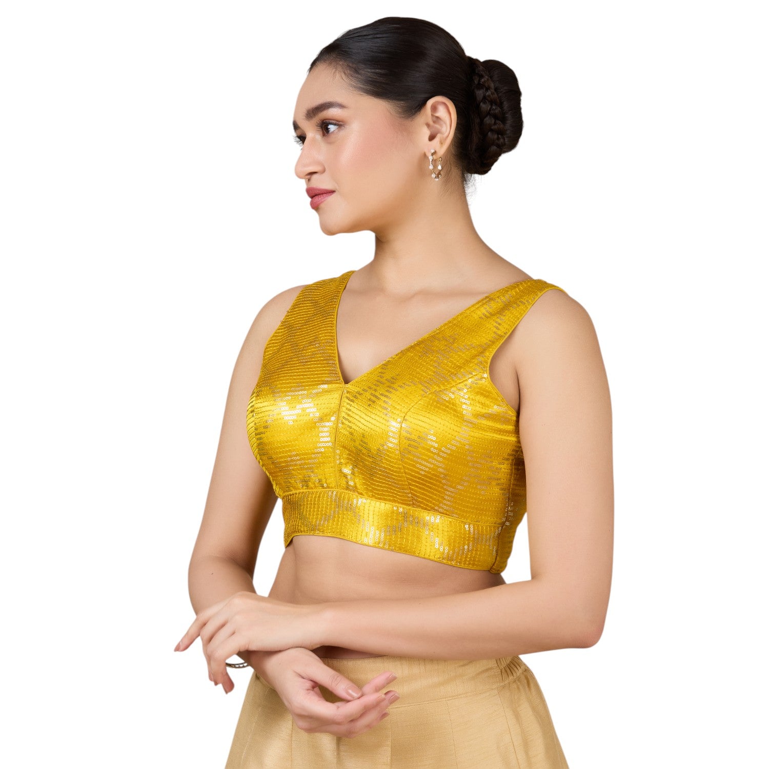 Silk Zari Tiki Work Blouse - Roop Darshan