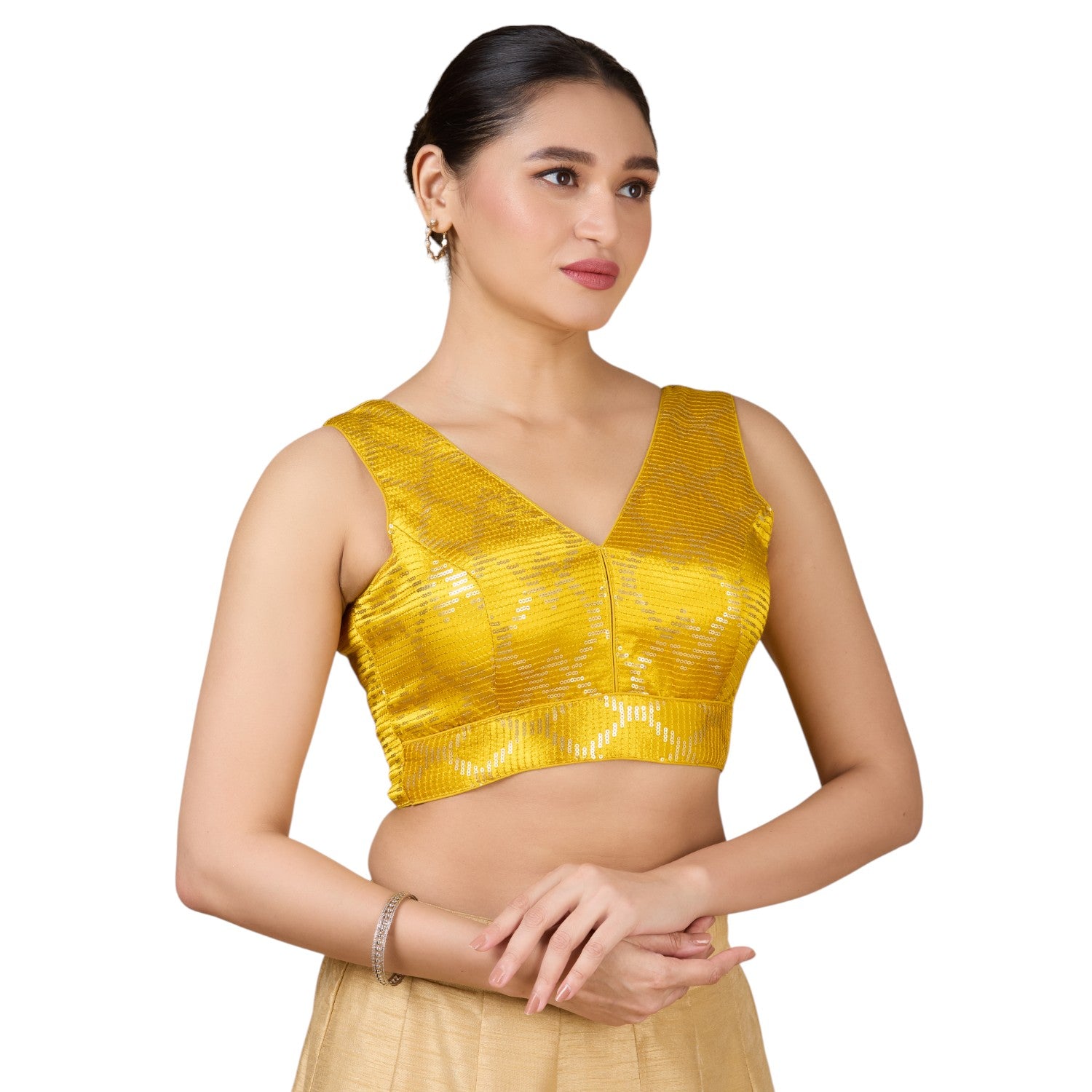 Silk Zari Tiki Work Blouse - Roop Darshan