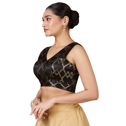 Silk Zari Tiki Work Blouse