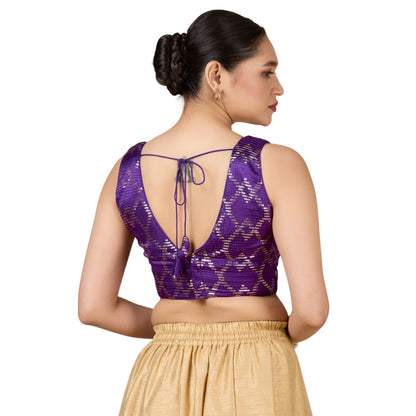 Silk Zari Tiki Work Blouse