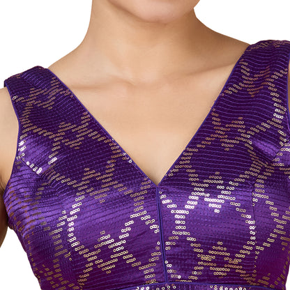 Silk Zari Tiki Work Blouse