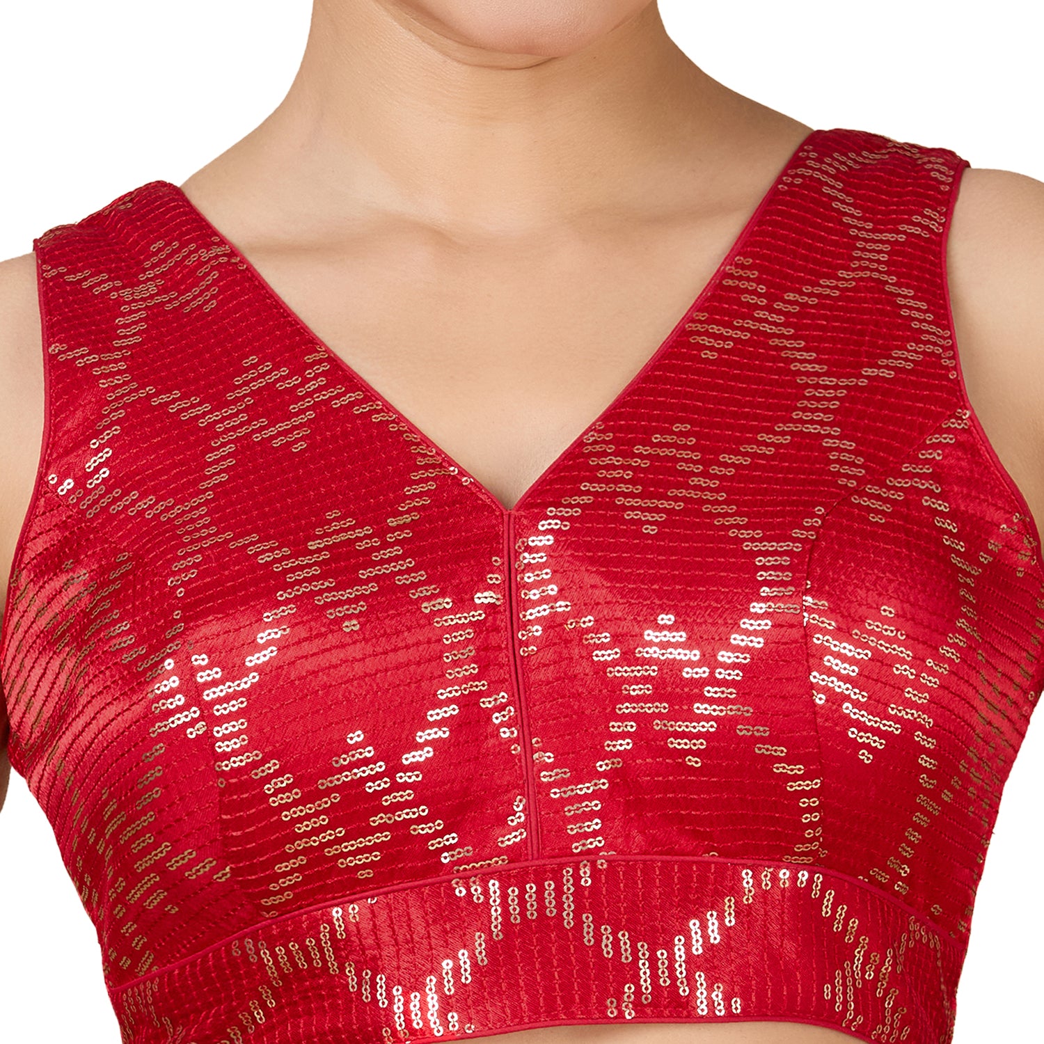 Silk Zari Tiki Work Blouse - Roop Darshan