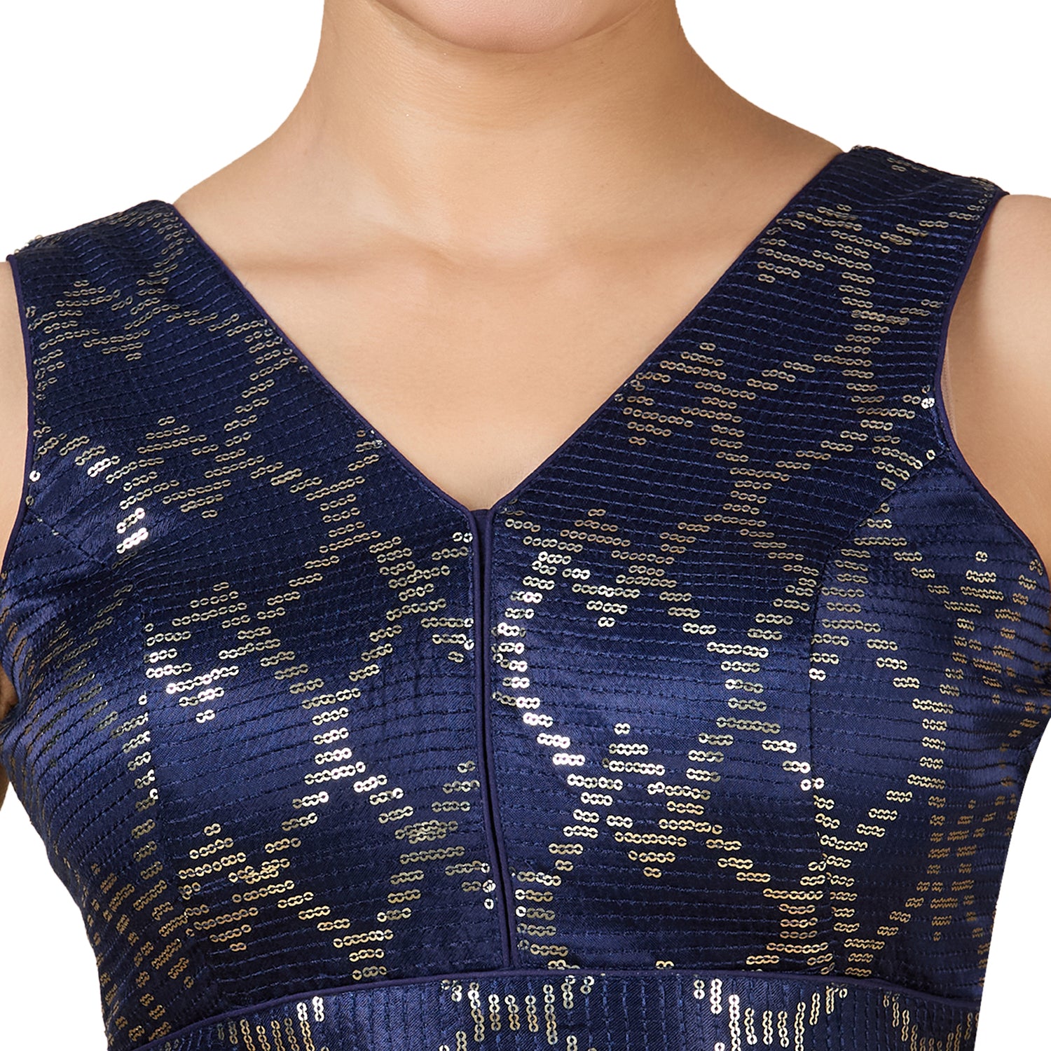 Silk Zari Tiki Work Blouse - Roop Darshan