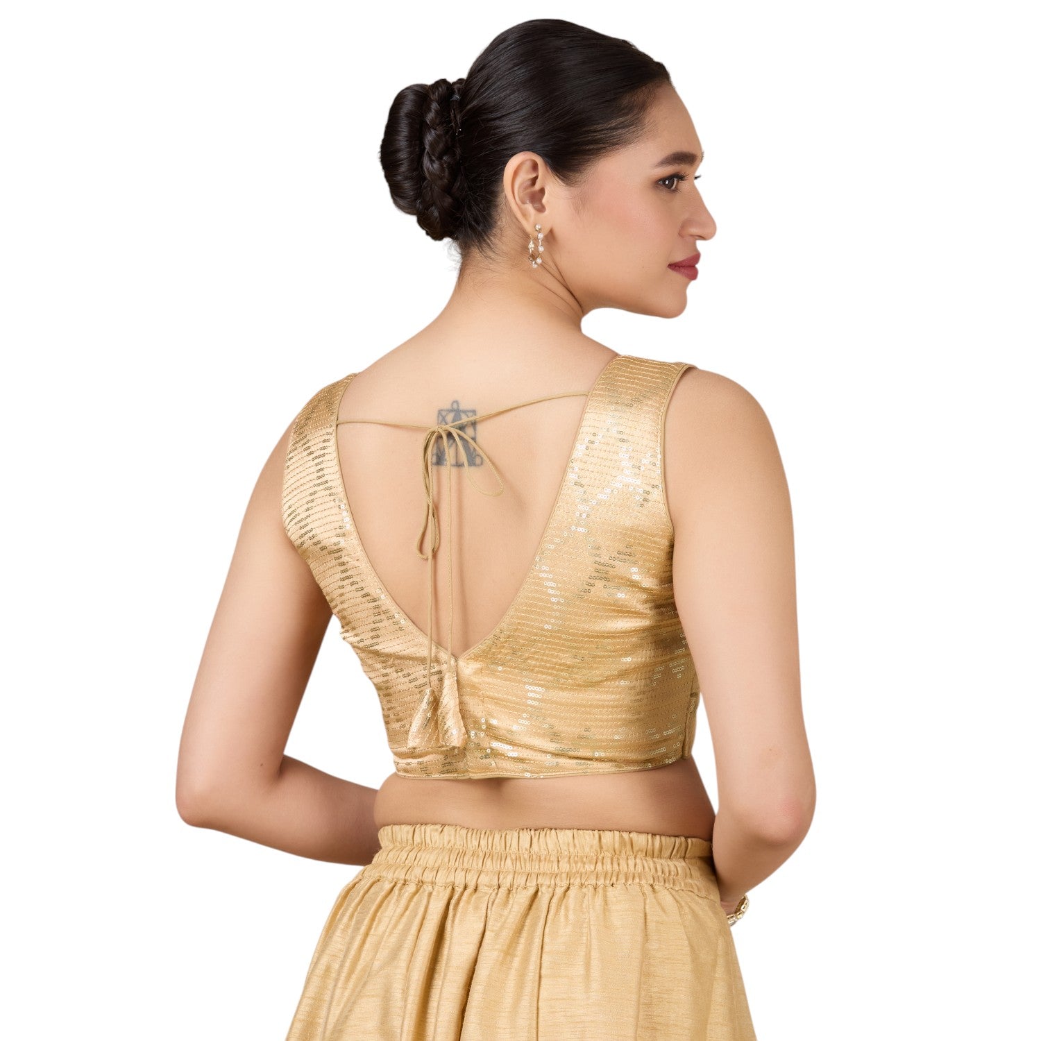 Silk Zari Tiki Work Blouse - Roop Darshan