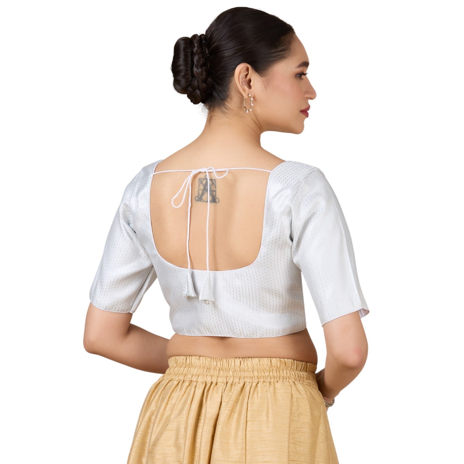 Brocade Silk Blouse - Roop Darshan