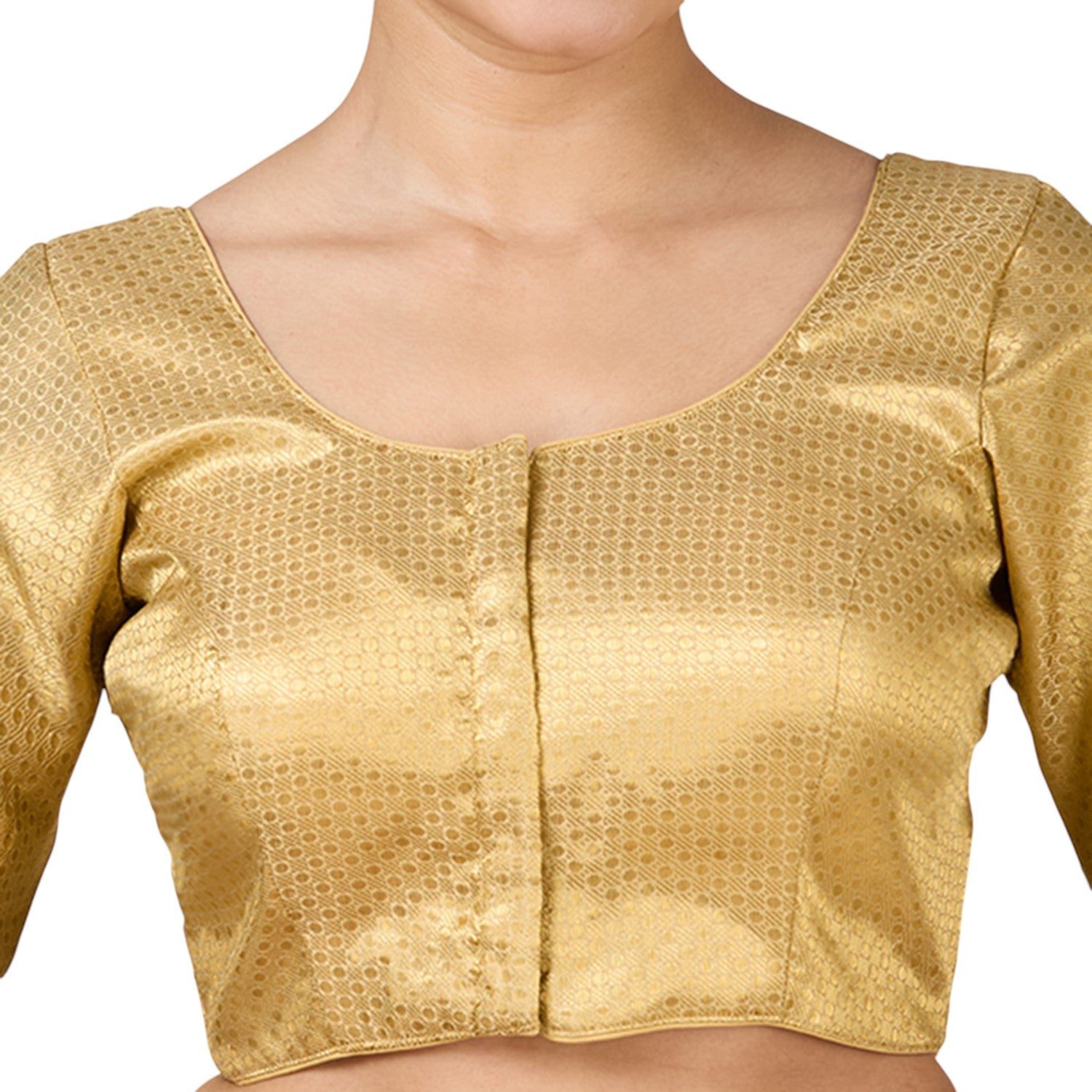 Brocade Silk Blouse - Roop Darshan