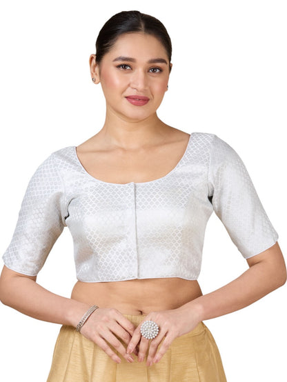 Brocade Silk Blouse - Roop Darshan