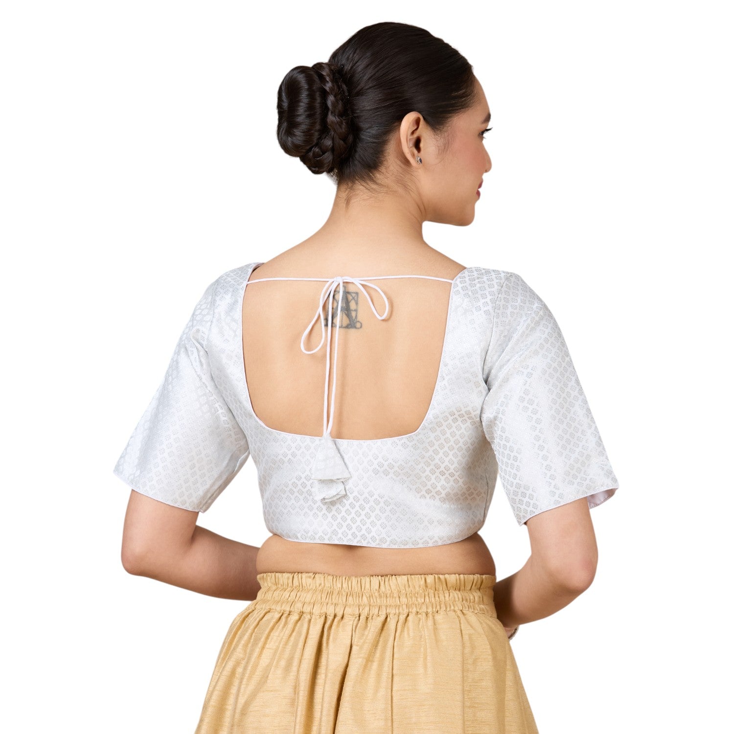 Brocade Silk Blouse - Roop Darshan