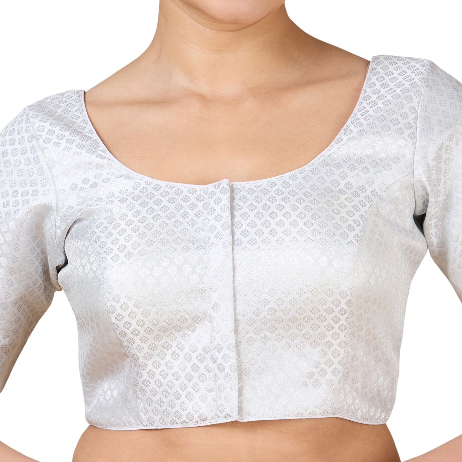 Brocade Silk Blouse - Roop Darshan