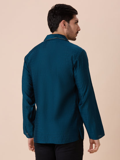 Mens Silk Resham Work Kurta