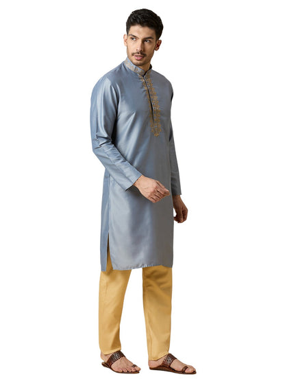 Mens Silk Kurta Set - Roop Darshan