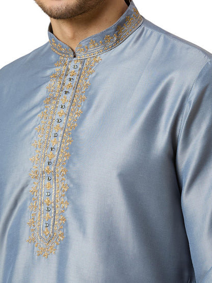 Mens Silk Kurta Set - Roop Darshan