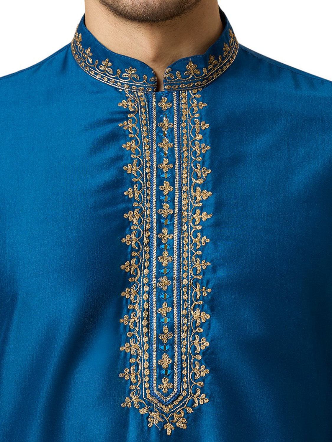 Mens Silk Kurta Set - Roop Darshan