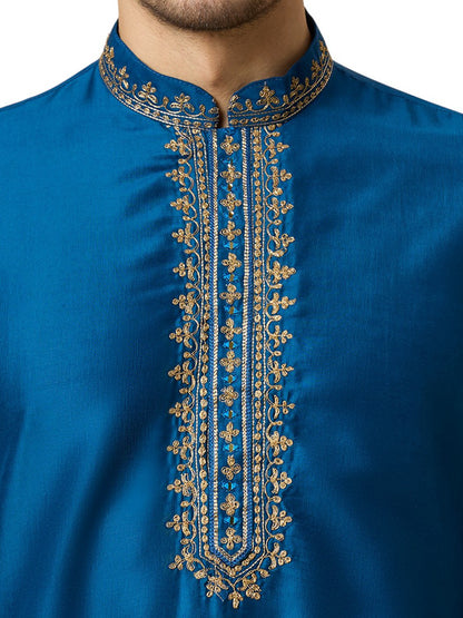 Mens Silk Kurta Set - Roop Darshan