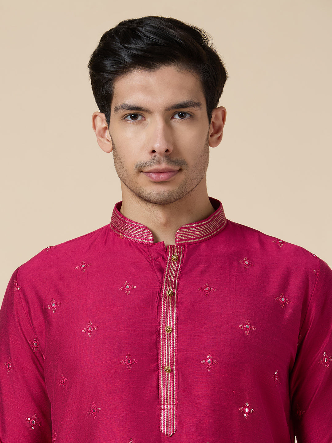 Mens Silk Kurta Set - Roop Darshan