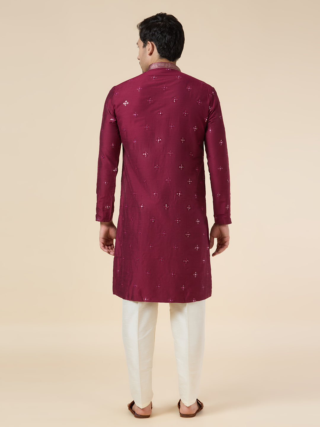 Mens Silk Kurta Set - Roop Darshan