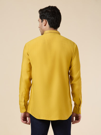 Mens Silk Resham Work Kurta - Roop Darshan