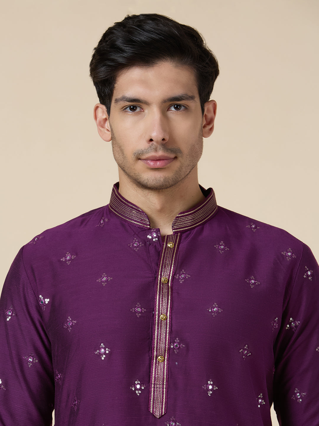 Mens Silk Kurta Set - Roop Darshan